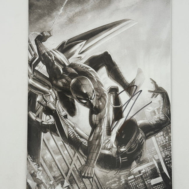 [Signed by Hickman] Ultimate Spider-Man #1 B&W CON VIRGIN Unknown Comics Matrazzo Exclusive Var [INST] 3rd PTG
