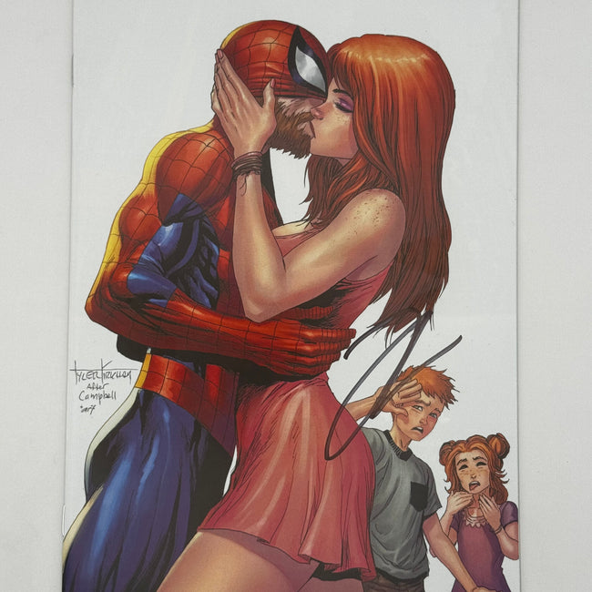 [Signed by Hickman] Ultimate Spider-Man #2 4th PTG Virgin Unknown Comics Kirkham Exclusive Var [INST]