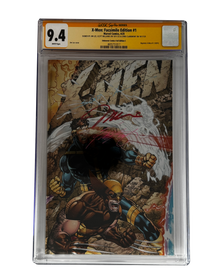 [TRIPLE SIGNED CGC YELLOW LABEL 4 PACK FOIL] X-Men 1991 #1 Facsimile Jim Lee | Claremont |  Williams Cover Var [Set #3]