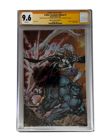 [TRIPLE SIGNED CGC YELLOW LABEL 4 PACK FOIL] X-Men 1991 #1 Facsimile Jim Lee | Claremont |  Williams Cover Var [Set #3]