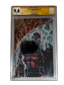 [TRIPLE SIGNED CGC YELLOW LABEL 4 PACK FOIL] X-Men 1991 #1 Facsimile Jim Lee | Claremont |  Williams Cover Var [Set #3]