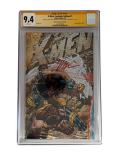 [TRIPLE SIGNED CGC YELLOW LABEL 4 PACK FOIL] X-Men 1991 #1 Facsimile Jim Lee | Claremont |  Williams Cover Var [Set #2]