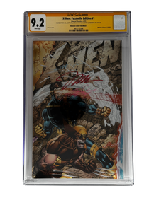 [TRIPLE SIGNED CGC YELLOW LABEL 4 PACK FOIL] X-Men 1991 #1 Facsimile Jim Lee | Claremont |  Williams Cover Var [Set #4]
