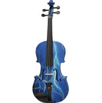 Rozanna's Blue Lightning Violin Outfit | Carbon Fiber Bow & Crystal Tuners