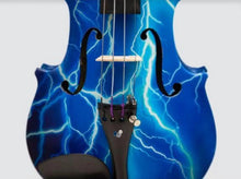 Rozanna's Blue Lightning Violin Outfit | Carbon Fiber Bow & Crystal Tuners