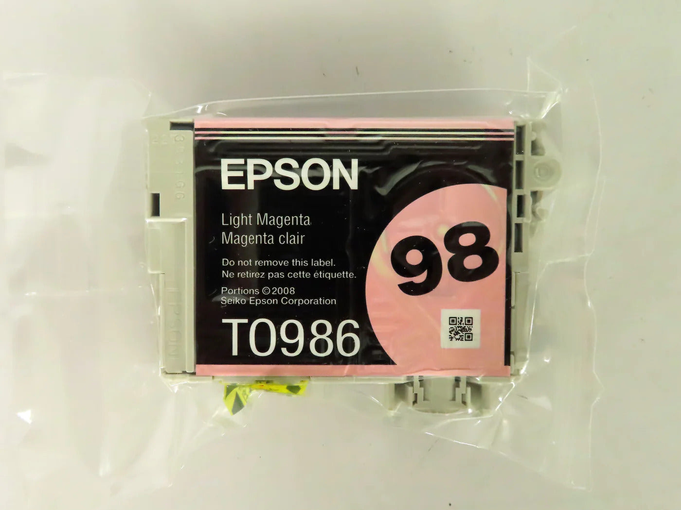 New, Pre-Owned - Epson 98 (T0986) Light Magenta Ink Cartridge