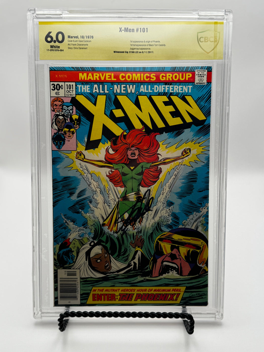 X-Men #101 CBCS 6.0 Yellow Label Signed by Stan Lee 1976 [IN STOCK]