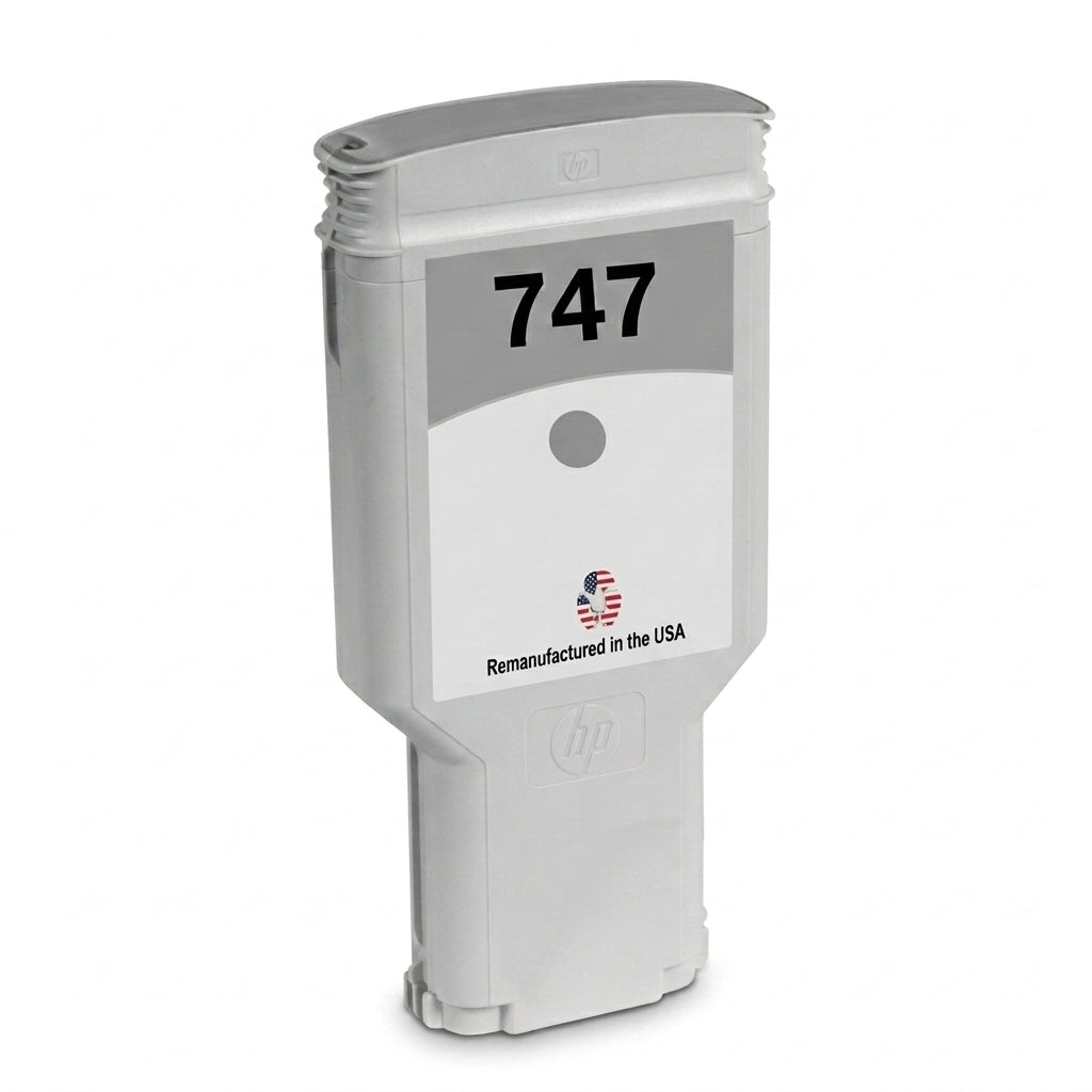 US Remanufactured for HP 747 300mL Gray Ink Cartridge