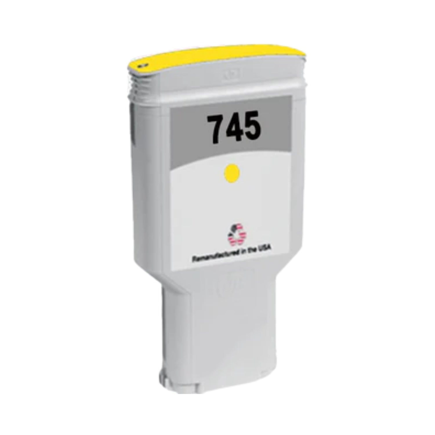 US Remanufactured for HP 745 300mL (F9K02A) Yellow Ink Cartridge, F9K02A