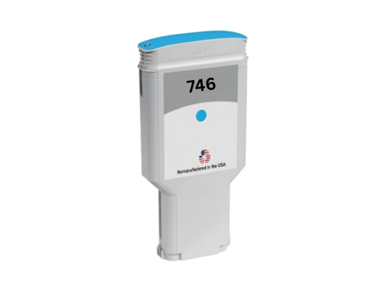 US Remanufactured for HP 746 Standard Yield Cyan Ink Cartridge, P2V80A