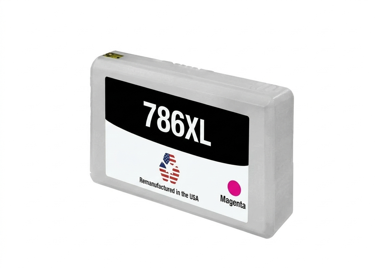 US Remanufactured Epson T786XL Magenta Ink Cartridge, T786XL320