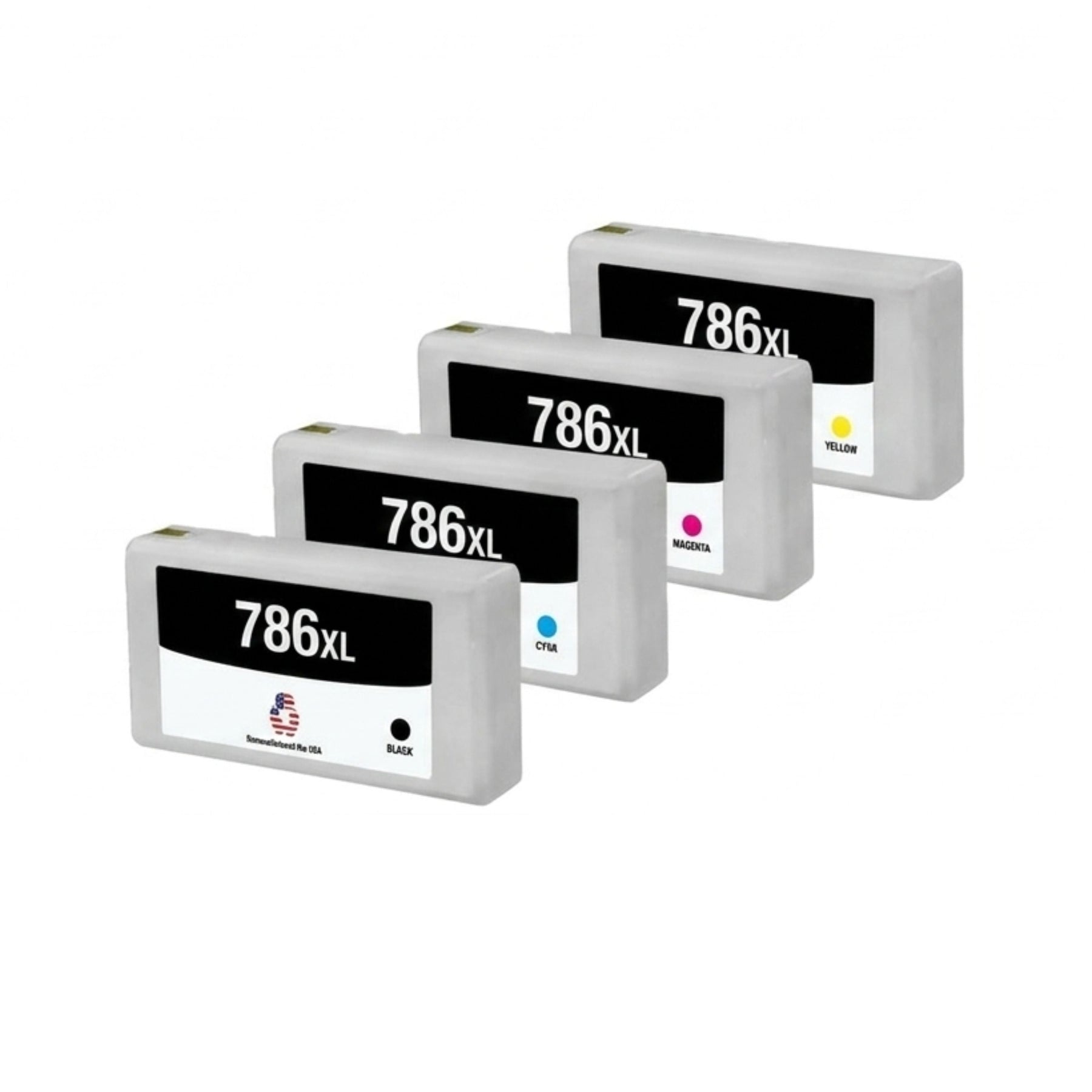 US Remanufactured Epson T786XL Multi-Color  Ink Cartridge, T786XL-BCS