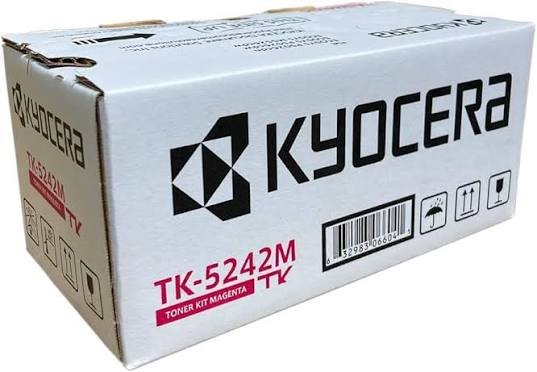 New, Pre-owned, Original Kyocera TK-5242M Standard Yield Magenta Toner Cartridge