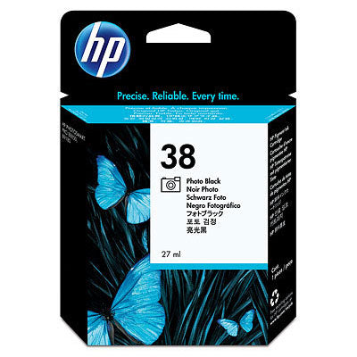 New, Pre-Owned - HP 38 Photo Black (C9413A) Ink Cartridge