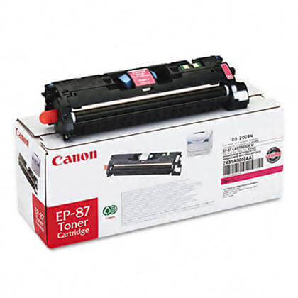 New, Pre-Owned - Canon OEM EP-87 Magenta Toner Cartridge