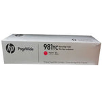 New, Pre-Owned - HP 981YC Extra High Yield Magenta PageWide Ink Cartridge, L0R18YC