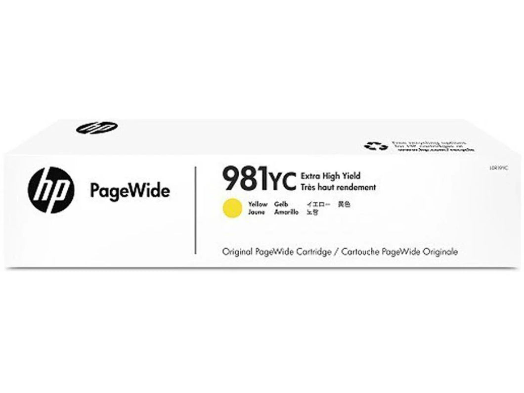 New, Pre-Owned - HP 981YC Extra High Yield Yellow PageWide Ink Cartridge, L0R19YC