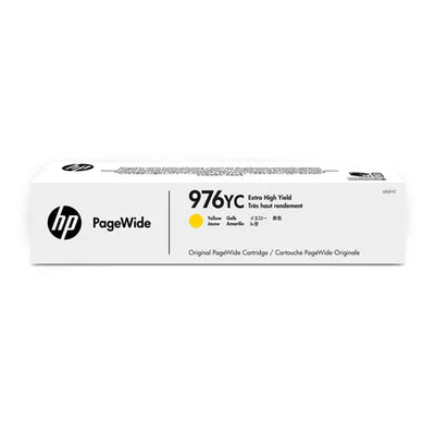 New, Pre-Owned - HP 976YC Extra High-Yield Yellow Ink Cartridge, L0S31YC