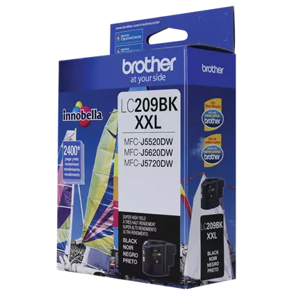 New, Pre-Owned - Brother LC209XXL Extra High Yield Black Ink Cartridge