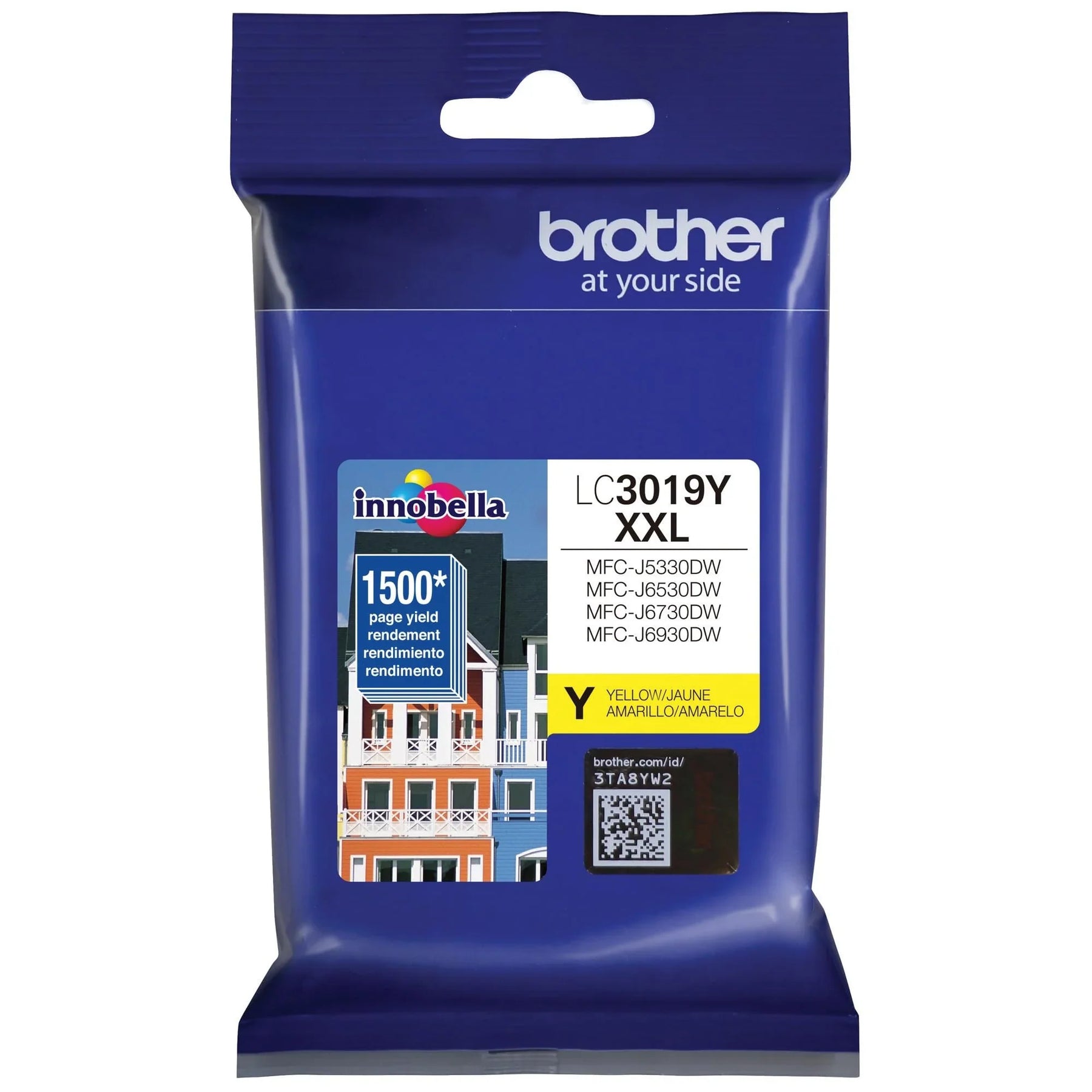 New, Pre-Owned - Brother LC3019 Super High-Yield Yellow Ink Cartridge, LC3019Y