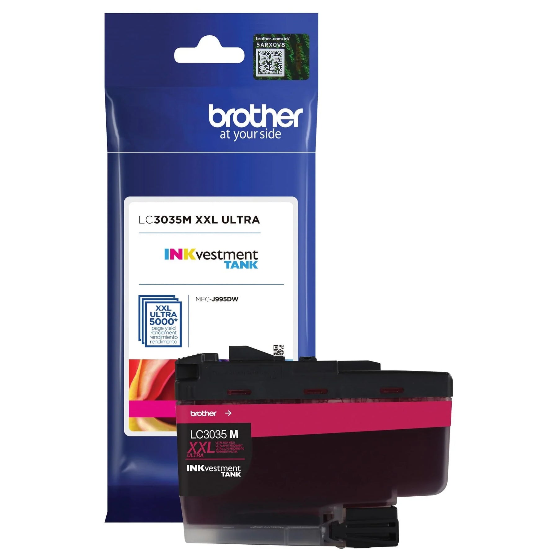 New, Pre-Owned - Brother LC3035M XXL Magenta Ultra High-Yield INKvestment Ink Tank