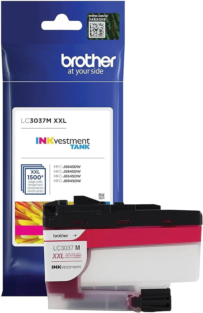 New, Pre-Owned - Brother LC3037 XXL Magenta Super High-Yield Ink Tank