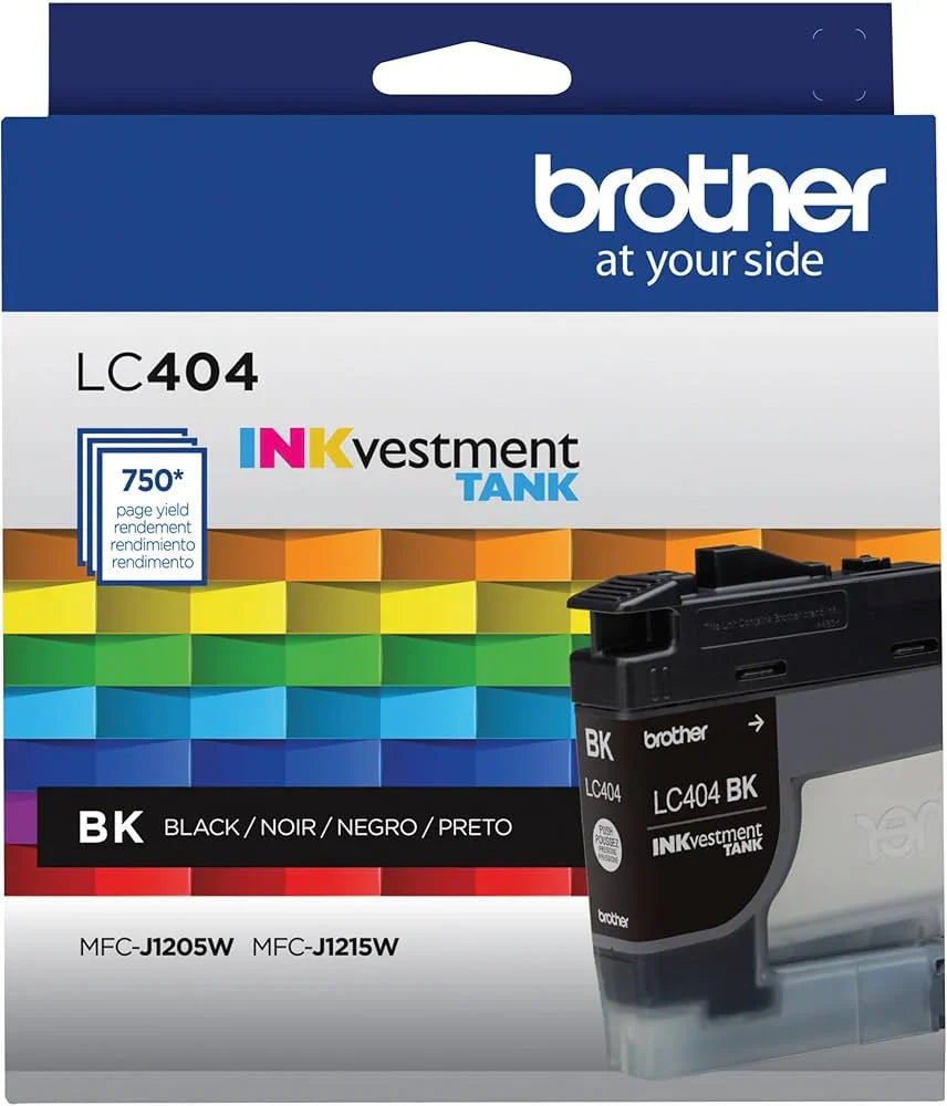 New, Pre-Owned - Brother LC404 Standard-Yield Black Ink Cartridge, LC404BK