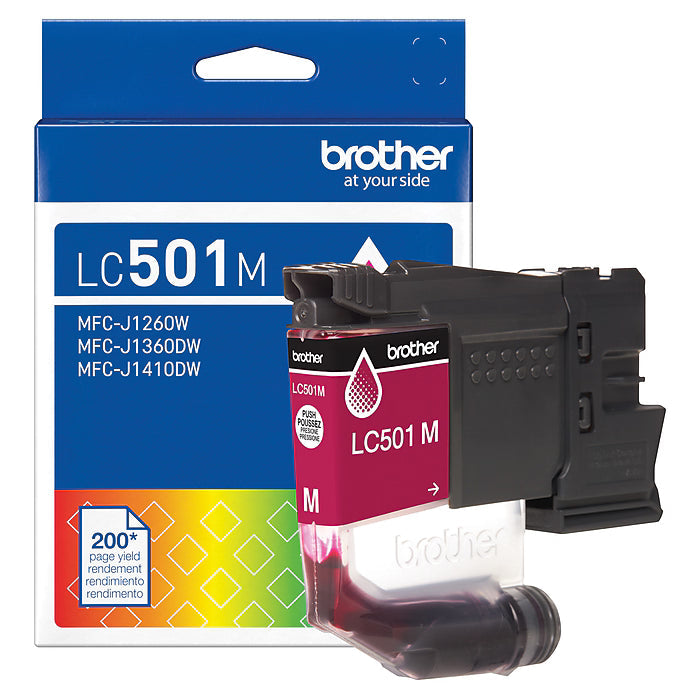New, Pre-Owned - Brother LC501 Standard Yield Magenta Ink Cartridge