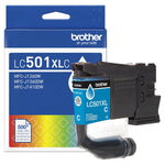 New, Pre-Owned - Brother LC501XL High Yield Cyan Ink Cartridge