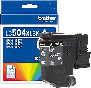 New, Pre-Owned - Brother LC504XL High Yield Black Ink Cartridge