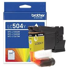 New, Pre-Owned - Brother LC504 Standard Yield Yellow Ink Cartridge