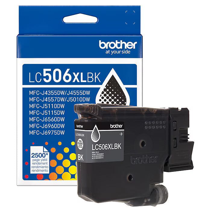 New, Pre-Owned - Brother LC506XL High Yield Black Ink Cartridge