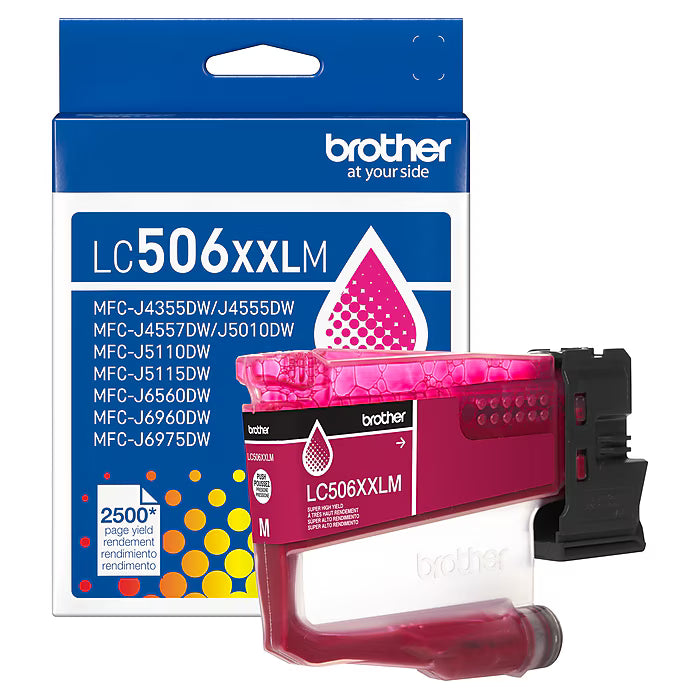 New, Pre-Owned - Brother LC506XXL Extra High Yield Magenta Ink Cartridge