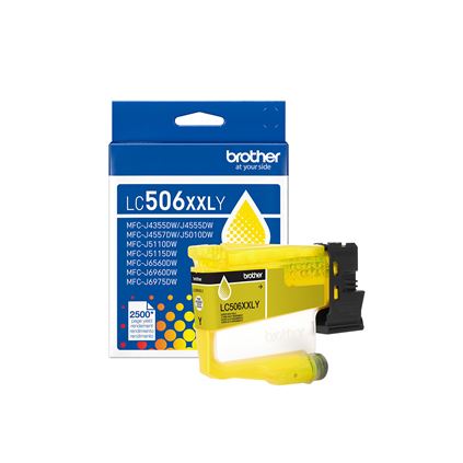 New, Pre-Owned - Brother LC506XXL Extra High Yield Yellow Ink Cartridge