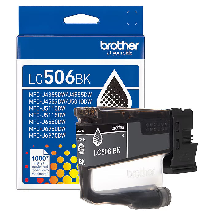 New, Pre-Owned - Brother LC506 Standard Yield Black Ink Cartridge