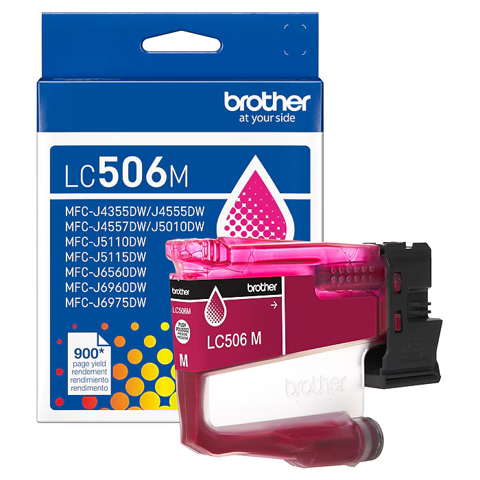New, Pre-Owned - Brother LC506 Standard Yield Magenta Ink Cartridge