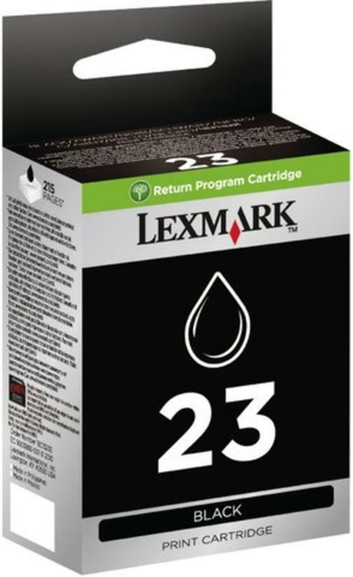 New, Pre-Owned - Lexmark 18C1523 No# 23  Black Ink Cartridge