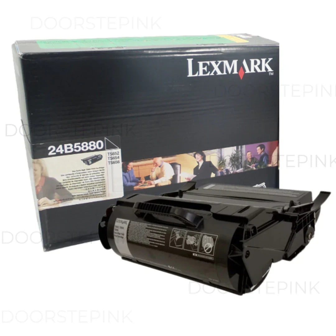 New, Pre-Owned - lexmark 24B5880 Extra High Yield Black Toner Cartridge