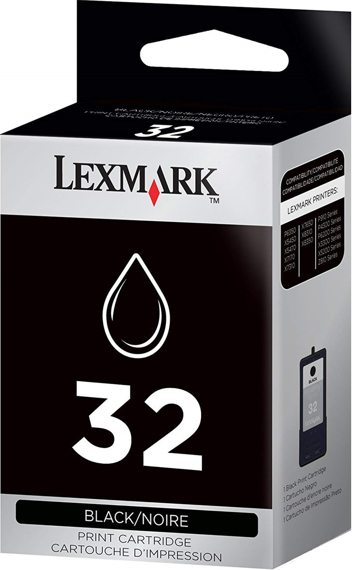 New, Pre-Owned - Lexmark 32 (18C0032) OEM Ink Cartridge Black