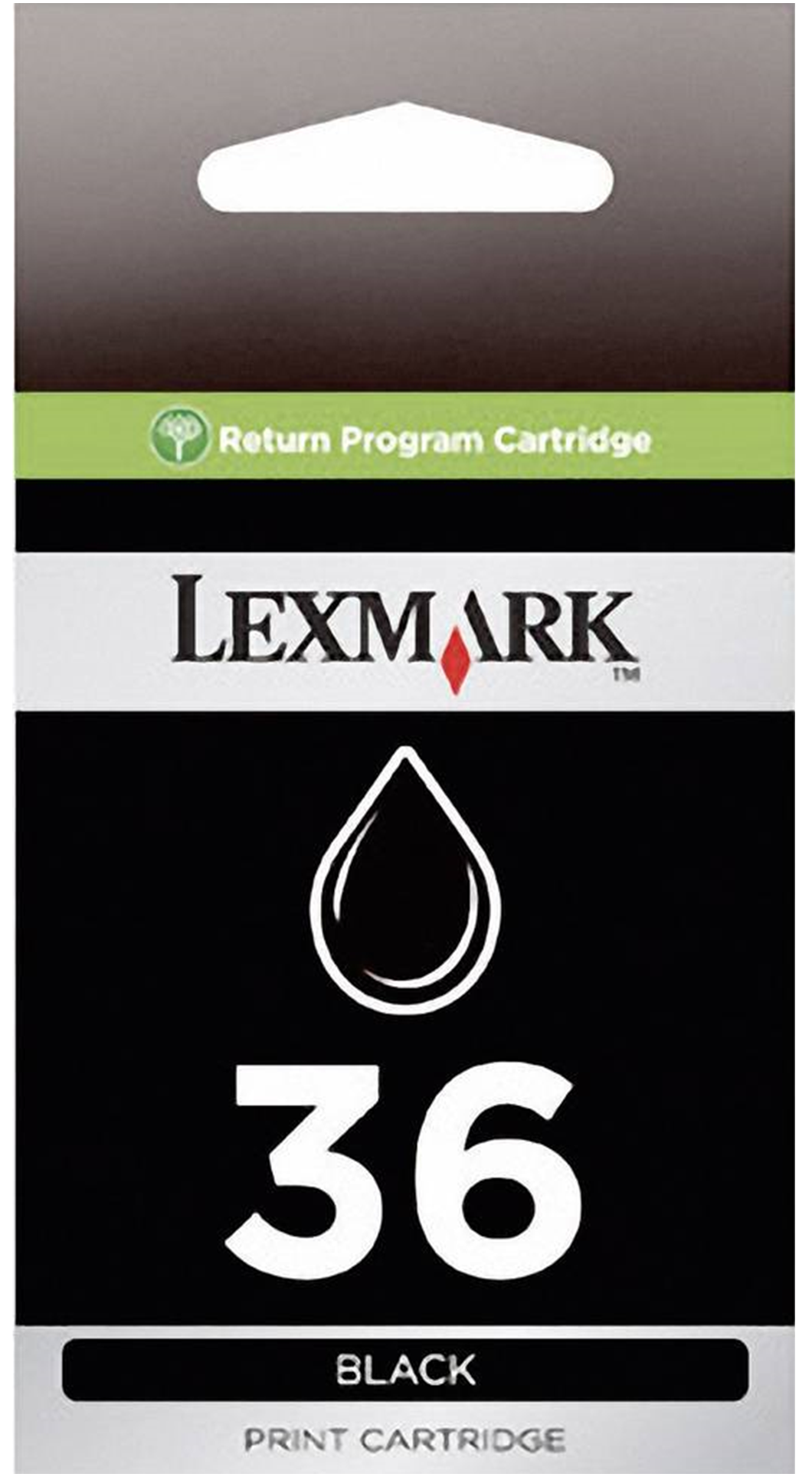 New, Pre-Owned - Lexmark No. 36 (18C2130) Black Ink Cartridge