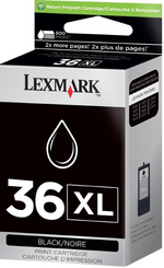 New, Pre-Owned - Lexmark No.36Xl (18C2170) Black High Yield Black Ink Cartridge