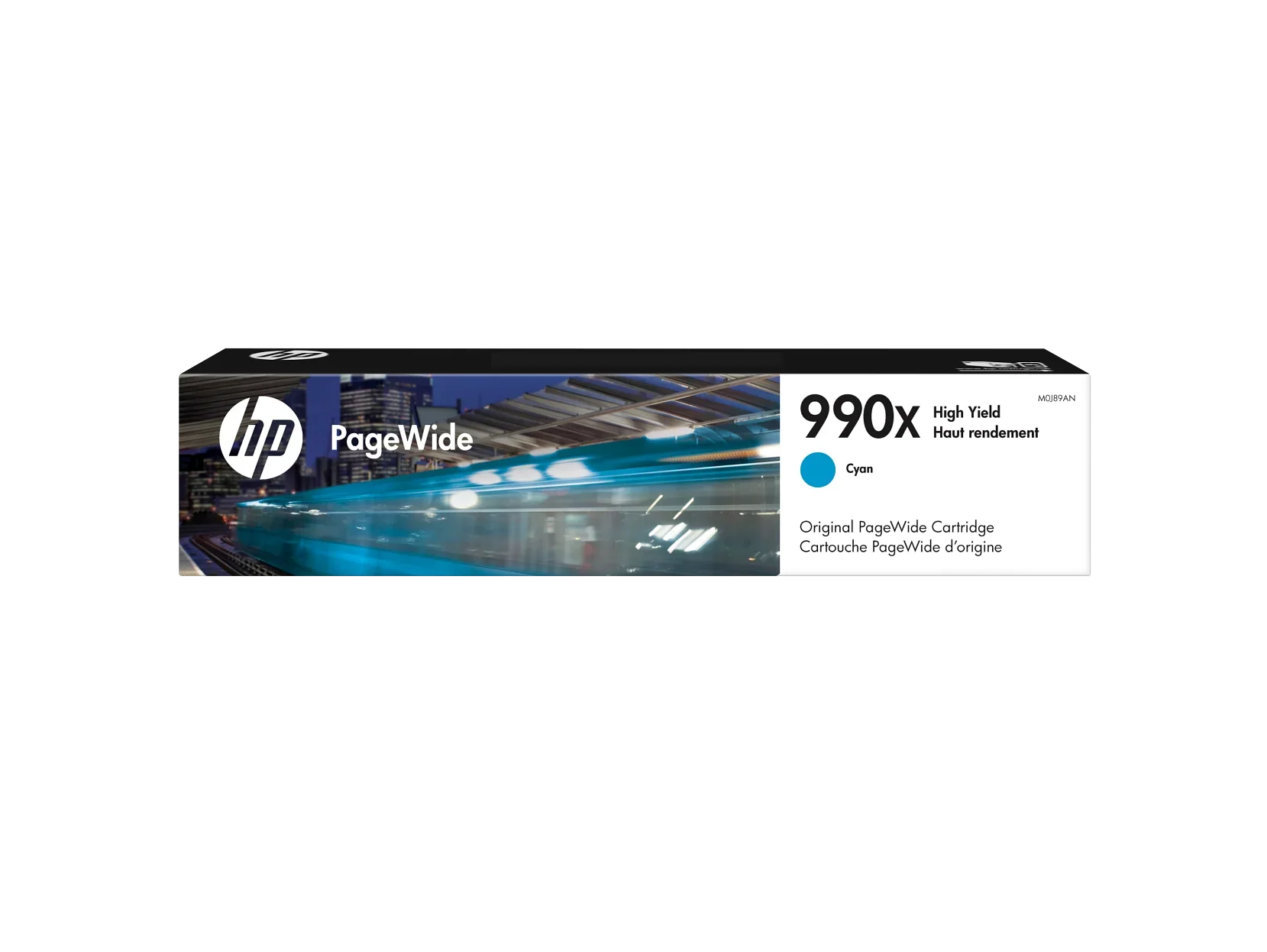 New, Pre-Owned - HP 990X High Yield Cyan Ink Cartridge, M0J89AN