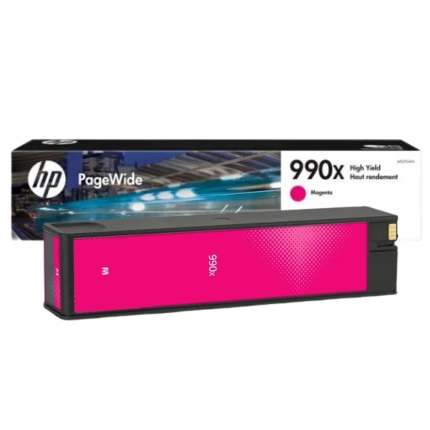 New, Pre-Owned - HP 990X High Yield Magenta Ink Cartridge,M0J93AN