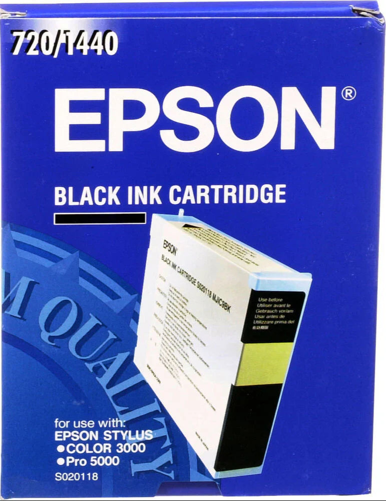 New, Pre-Owned - Epson S020118 Black Inkjet Cartridge, MJIC9BK