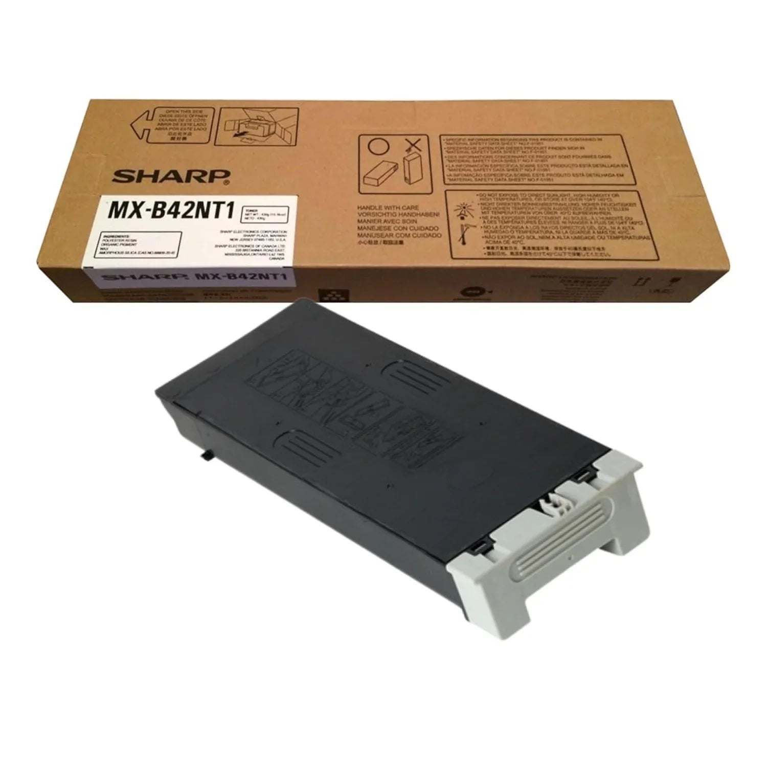 New, Pre-Owned - Sharp MX-B402 High Yield Black Toner Cartridge, MXB42NT1