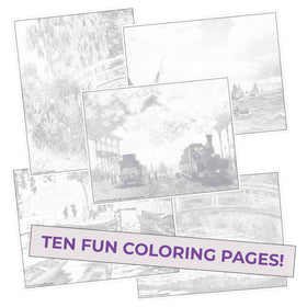 Monet Colors Coloring Pages (10 Pack)