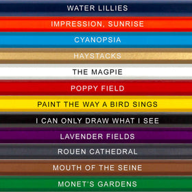 Monet Colors Colored Pencil Set