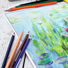 Monet Colors Coloring Pages (10 Pack)