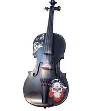 Cinco de Mayo Black Glitter Violin Outfit | Mariachi Sugar Skull Design