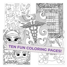 Nurse Coloring Pages (10 Pack)